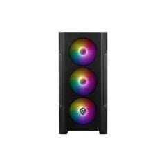 Msi Mag Forge M100A Akri̇li̇k Yan Panel 3X120Mm 1X120Mm Argb Fan Psu Yok Matx Gaming Kasa