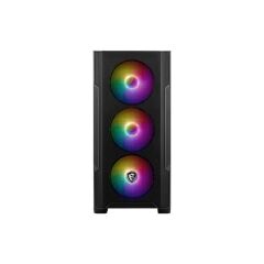 Msi Mag Forge M100A Akri̇li̇k Yan Panel 3X120Mm 1X120Mm Argb Fan Psu Yok Matx Gaming Kasa