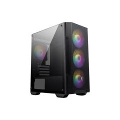 Msi Mag Forge M100A Akri̇li̇k Yan Panel 3X120Mm 1X120Mm Argb Fan Psu Yok Matx Gaming Kasa
