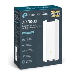 Tp-Link Omada Eap650-Outdoor Ax3000 Dual Band Wifi6 1Xgbit Rj45 574Mbps/2.4Ghz/2402Mbps/5Ghz Access Point (Adaptörlü)
