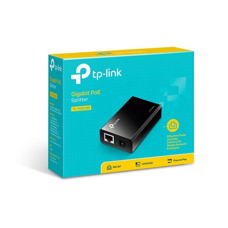 Tp-Link Omada Tl-Poe10R Gigabit Poe Gi̇ri̇ş / 5/9/12V Dc Çikiş Splitter