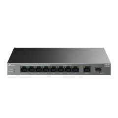 Tp-Link Ls1210Gp 8 Port Gigabit + 1Xrj45/1Xsfp Uplink 61W 250 Metre Poe Mesafe Metal Kasa