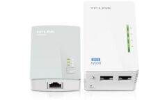 Tp-Link Tl-Wpa4220 Kit 300Mbps Av600 Priz Ti̇pi̇ Powerline Genisletici