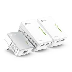 Tp-Link Tl-Wpa4220T Kit 300Mbps Av600 Kablosuz Powerline Genisletici