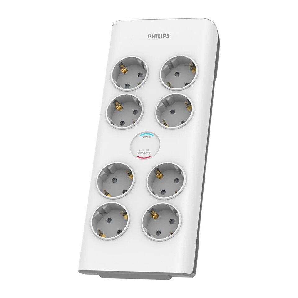 Philips Spn7080Wa/62 900J 8'Li̇ / 2M Akim Korumali Pri̇z