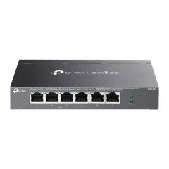 Tp-Link Omada Ds106P 4 Port 10/100+2 Port 10/100 Uplink 67W 250 Metre Poe Mesafe Metal Kasa Switch