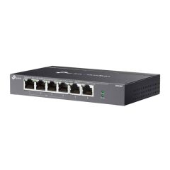 Tp-Link Omada Ds106P 4 Port 10/100+2 Port 10/100 Uplink 67W 250 Metre Poe Mesafe Metal Kasa Switch