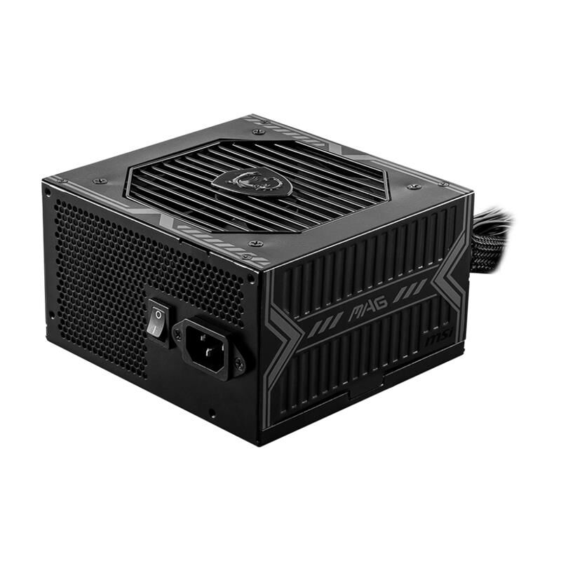 Msi Mag A750Bn Pcie5 Gen5 750W Aktif Pfc 120Mm Fan 80+ Bronz Power Supply