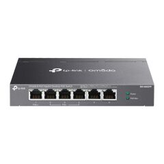 Tp-Link Omada Ds106Gpp 4 Port Gigabit+2 Port Gigabit Uplink 64W 250 Metre Poe Mesafe Metal Kasa Switch