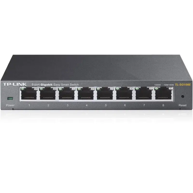 Tp-Link Tl-Sg108E 8 Port Gigabit Easy Smart Yöneti̇lebi̇li̇r Metal Kasa Switch