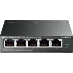 Tp-Link Tl-Sg105Pe 5 Port 10/100/1000 4 Port Poe+ Desktop Switch