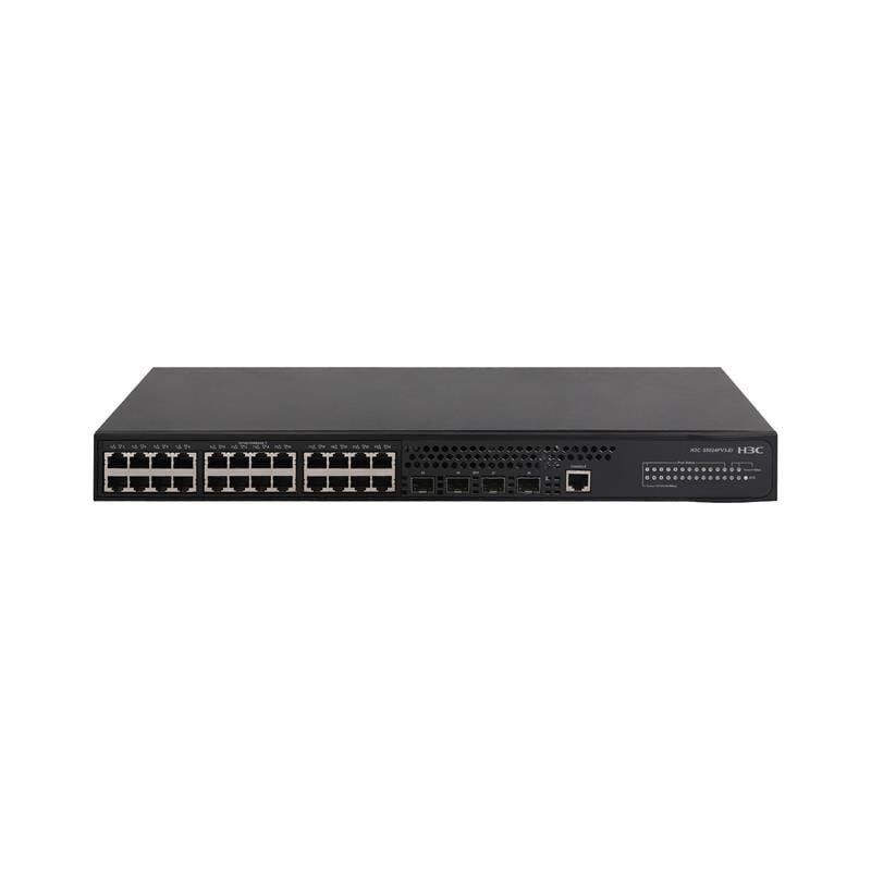 H3C S5024Pv3-Ei 24 Port Gigabit + 4X1Gb Sfp Uplink Yöneti̇lebi̇li̇r L2 Rackmount Switch(9801A1Qt)