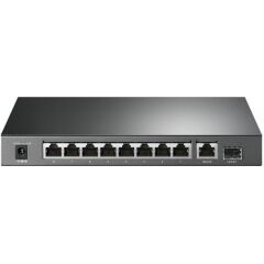 Tp-Link Tl-Sg1210P 8 Port Gigabit + 1X Gigabit Rj45/Sfp Uplink 63W Poe Metal Kasa Switch