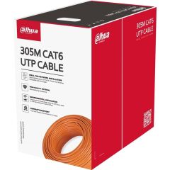 Dahua Pfm922I-6Un-C 305 Metre U/Utp 23Awg Cca Turuncu Renk Cat6 Kablo