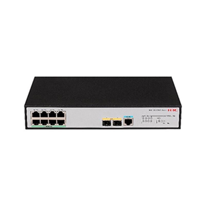 H3C 9801A41E S5120V3-10P-Li 8 Port Gigabit+2X1Gb Sfp 1Xconsole Port Yöneti̇lebi̇li̇r Rackmount Switch