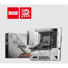 Msi B650M Project Zero Ddr5 7600Mt/S 1Xhdmi 1Xdp 2Xm.2 Usb Matx Am5 (Amd Am5 9000/8000/7000 Seri̇leri̇ İle Uyumlu)