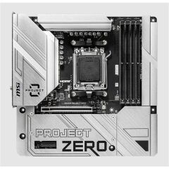 Msi B650M Project Zero Ddr5 7600Mt/S 1Xhdmi 1Xdp 2Xm.2 Usb Matx Am5 (Amd Am5 9000/8000/7000 Seri̇leri̇ İle Uyumlu)