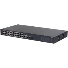 Dahua Cs4226-24Et-240 24 Port 10/100 Poe Port + 2Xgigabit Rj45/2Xsfp Combo Yöneti̇lebi̇li̇r Rackmount Switch