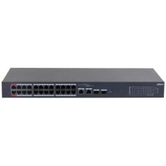 Dahua Cs4226-24Et-240 24 Port 10/100 Poe Port + 2Xgigabit Rj45/2Xsfp Combo Yöneti̇lebi̇li̇r Rackmount Switch