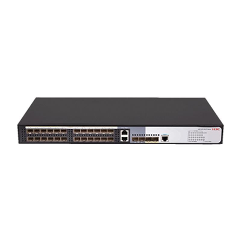 H3C 9801A4Mw S5120V3-28F-Li 24 Port Gigabit Sfp +2X1Gb Rj45+2X10Gb Sfp+ 1Xconsole Port Yöneti̇lebi̇li̇r Rackmount Switch