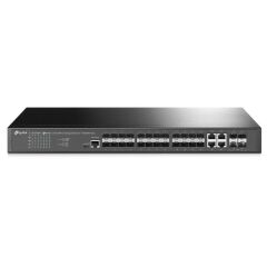 Tp-Link Omada Tl-Sg3428Xf 24 Port Gigabit Sfp/4Xport Rj45 Combo+4X10Gigabit Sfp+ Uplink Yöneti̇lebi̇li̇r Rackmount Switch