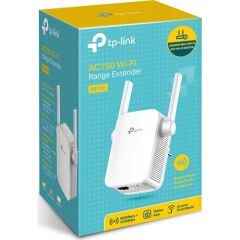 Tp-Link Re205 Ac750 750Mbps 1Port 10/100 Ethernet Port 2 Anten 2.4 Ghz & 5 Ghz Range Extender