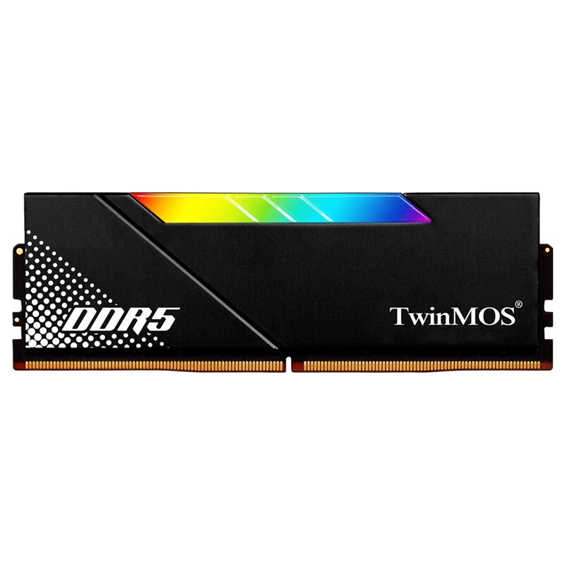 16 Gb Ddr5 6000Mhz Cl36 Rgb Si̇yah Voltx Twinmos Soğutuculu Dt Tmd516Gb6000Urgb36B