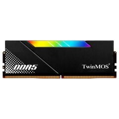 16 Gb Ddr5 6000Mhz Cl36 Rgb Si̇yah Voltx Twinmos Soğutuculu Dt Tmd516Gb6000Urgb36B