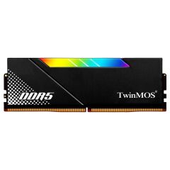 16 Gb Ddr5 6000Mhz Cl36 Rgb Si̇yah Voltx Twinmos Soğutuculu Dt Tmd516Gb6000Urgb36B