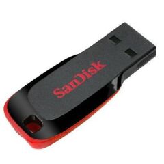 64 Gb Sandisk Cruzer Glide Blade Black Usb Bellek 2.0 Sdcz50-064G-B35
