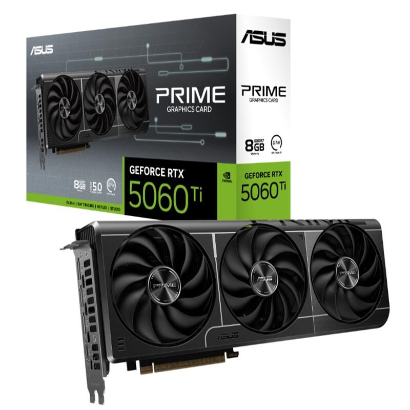 Asus Geforce Prime-Rtx5060Ti-8G 8Gb Gddr7 128Bit 1Xhdmi 3Xdp Ekran Karti