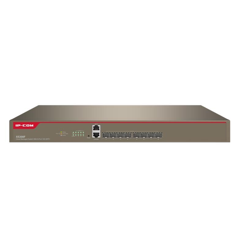 Ip-Com X5308F 8 Port 10Gb Sfp+ 1X Console Port Cloud Yöneti̇lebi̇li̇r L3 Rackmount Switch