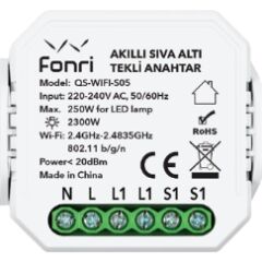 Fonri̇ Wf3-El3-0201-09 Wifi Kablosuz Cpo01 Akilli Sivaalti Tekli̇ Anahtar