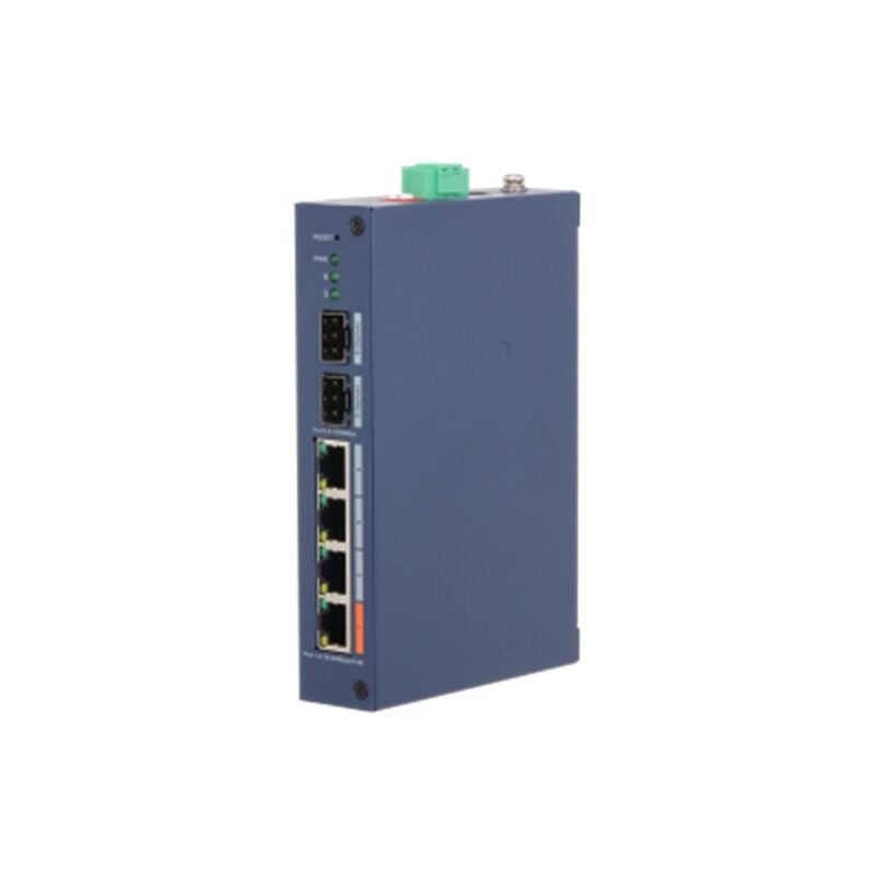 Dahua Chs4206-4Et-60 4 Port 10/100 + 2 Port Sfp Uplink 60W Poe Cloud Yöneti̇lebi̇li̇r Endüstri̇yel Switch