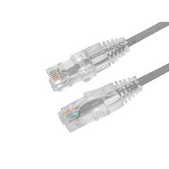 Ager Ac-602-0015 15Cm Utp Slim Cat6 Patch Kablo Gri Cu, Lszh Awg 28