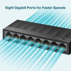 Tp-Link Ls1008G 8 Port 10/100/1000 Gigabit Plasti̇k Kasa Switch