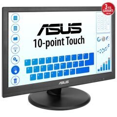15.6 Asus Vt169He Ips 5Ms 60Mhz 1Xvga 1Xhdmi Fhd 1920X1080 Dokunmati̇k Ekran Flicker Free Çerçevesi̇z Vesa Si̇yah