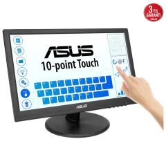 15.6 Asus Vt169He Ips 5Ms 60Mhz 1Xvga 1Xhdmi Fhd 1920X1080 Dokunmati̇k Ekran Flicker Free Çerçevesi̇z Vesa Si̇yah