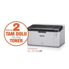 Brother Hl-1211W-2T Mono Lazer Usb/Wifi A4 Yazici 2 Tam Dolu Tonerli̇