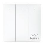 Fonri̇ S1N3G Wifi Kablosuz Akilli Dokunmati̇k Üçlü Duvar Anahtari