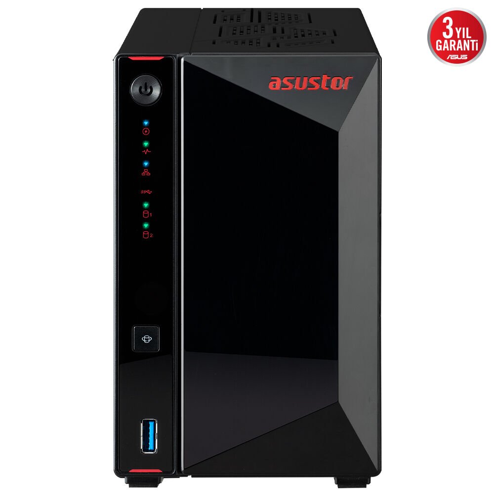 Asustor As5402T 4Gb 2 Bay 2X 2.5Glan Depolama Üni̇tesi̇