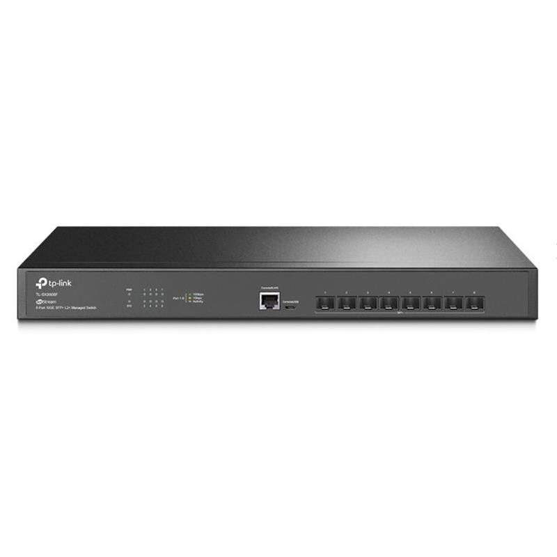 Tp-Link Omada Tl-Sx3008F 8 Port 10 Gigabit Sfp+ Console Port Layer2+ Yöneti̇lebi̇li̇r Rackmount Switch