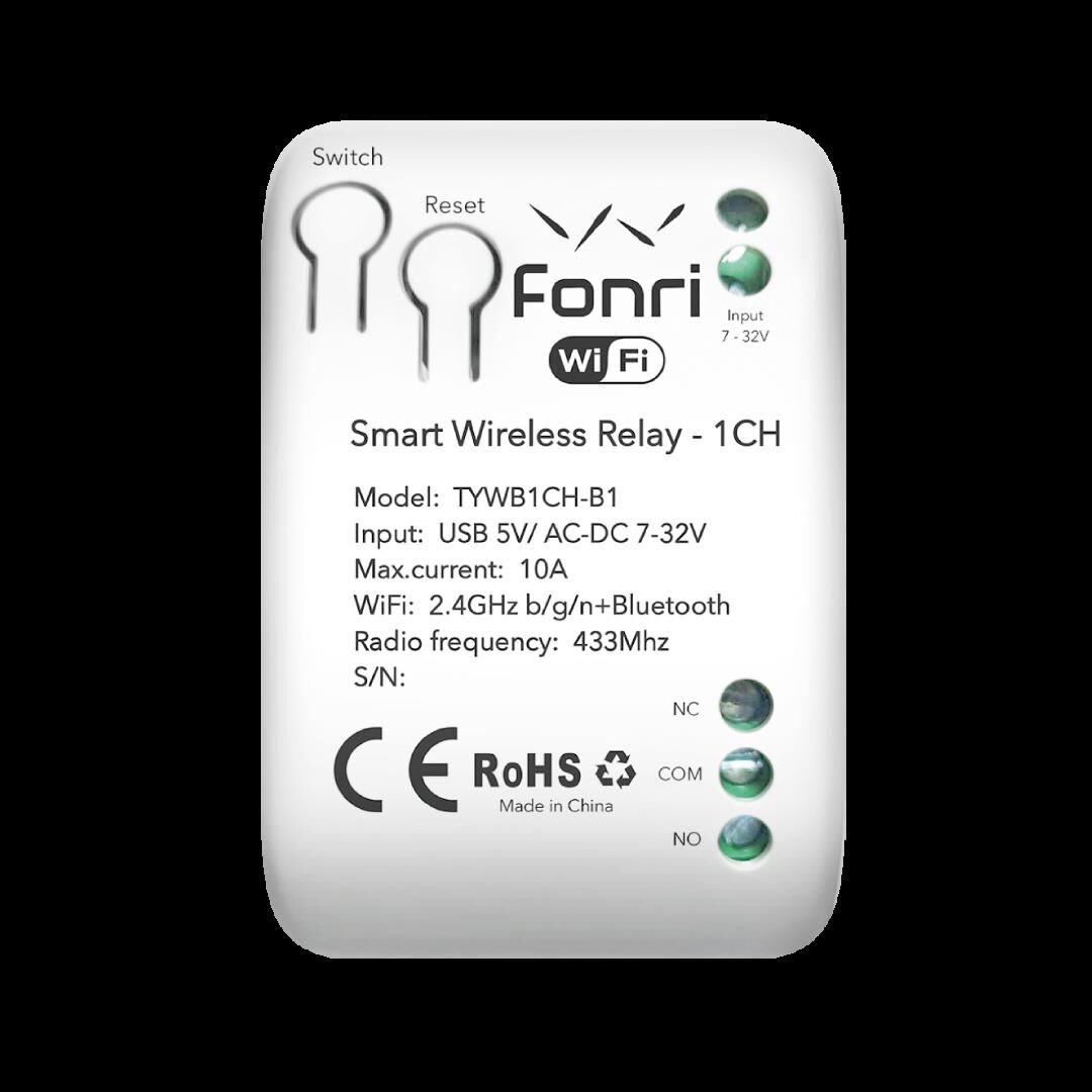 Fonri̇ Wf3-Tm4-0201-02 Wifi Kablosuz Akilli  Röle - Tek Kanal