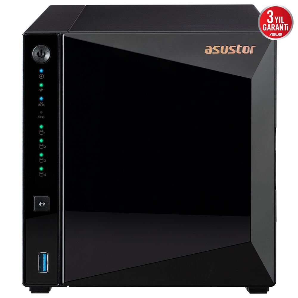 Asustor As3304T V2 2Gb 4 Bay 2.5Gb Lan Depolama Üni̇tesi̇
