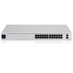 Ubiquiti Usw-Pro-24-Poe Gigabit 24 Port Gigabit + 2X10Gb Sfp Uplink 400W Poe Yöneti̇lebi̇li̇r Rackmount Switch