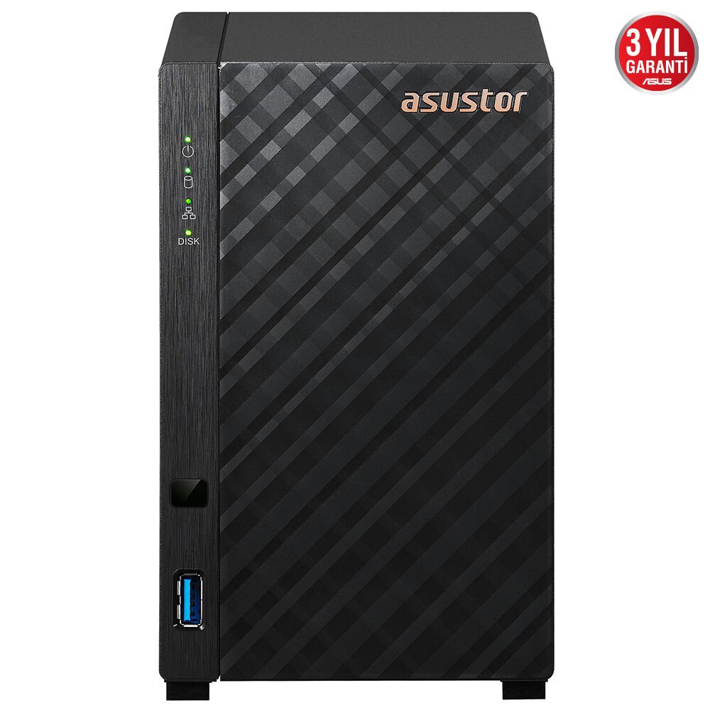 Asustor As1102Tl 1Gb 2 Bay 1Xglan Depolama Üni̇tesi̇