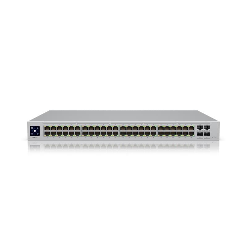 Ubiquiti Usw-48-Poe 48 Port Gigabit + 4X1Gb Sfp Uplink L2 195W Poe Yöneti̇lebi̇li̇r Rackmount Switch