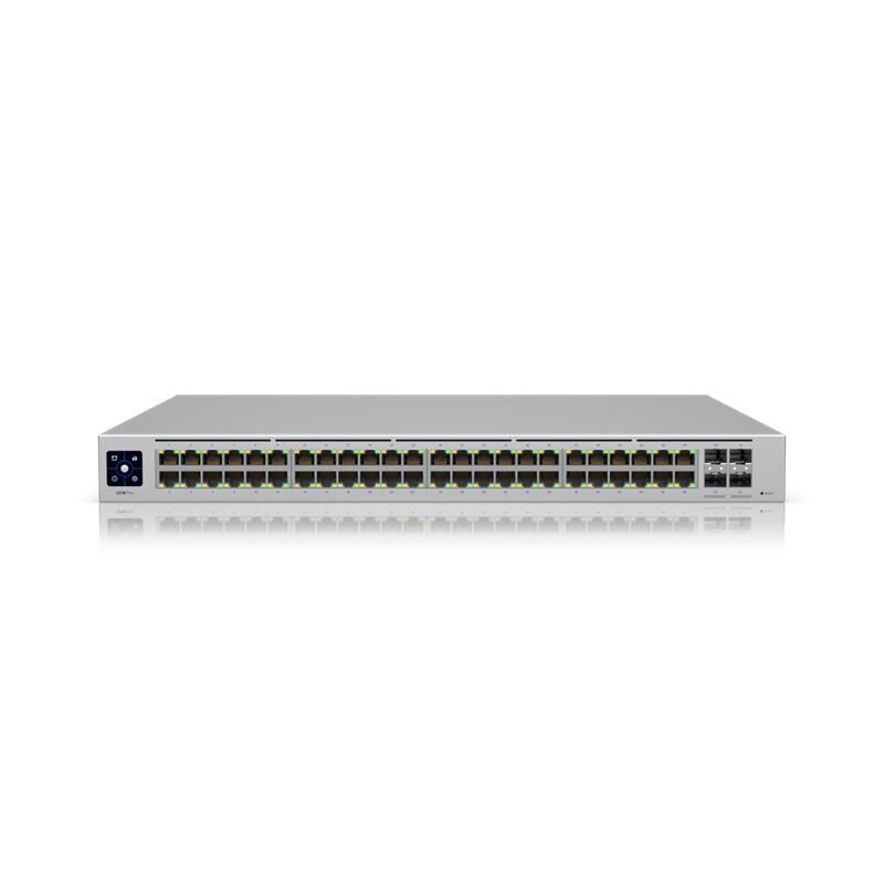 Ubiquiti Usw-48-Poe 48 Port Gigabit + 4X1Gb Sfp Uplink L2 195W Poe Yöneti̇lebi̇li̇r Rackmount Switch