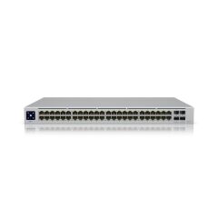 Ubiquiti Usw-48-Poe 48 Port Gigabit + 4X1Gb Sfp Uplink L2 195W Poe Yöneti̇lebi̇li̇r Rackmount Switch