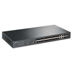 Tp-Link Omada Tl-Sg3428Xf 24 Port Gigabit Sfp/4Xport Rj45 Combo+4X10Gigabit Sfp+ Uplink Yöneti̇lebi̇li̇r Rackmount Switch